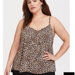 Leopard chiffon Cami tank top Torrid 5 new…